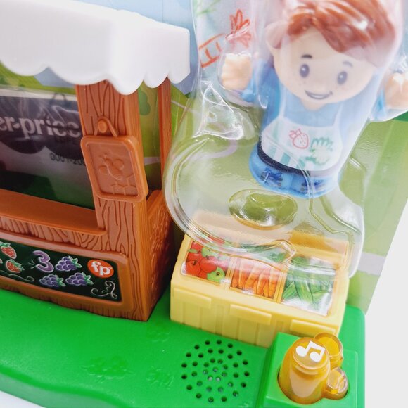 Preschool Fisher-Price Little People Farmers Market Playset With Light & Sounds - Picture 9 of 9